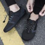 Sovimivos Barefoot Shoes Minimalist Trainers | Wide Toe Box Zero-Drop Shoes (Black)
