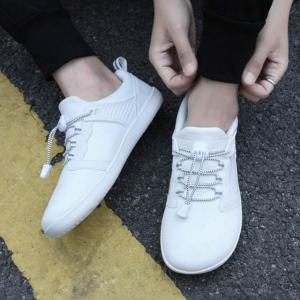 Sovimivos Barefoot Shoes Minimalist Trainers | Wide Toe Box Zero-Drop Shoes (White)