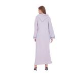 Winter Abaya – Zipper Chest-Embroidered Design