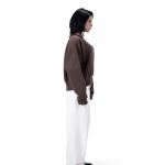 Brown Boxy Crewneck