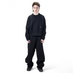 Black Boxy Crewneck