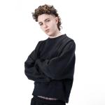 Black Boxy Crewneck