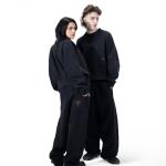 Black Boxy Crewneck