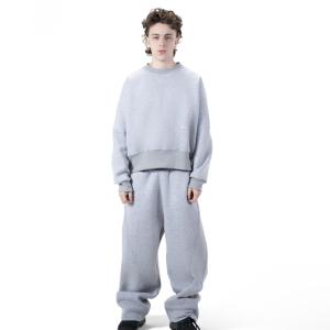 Gray Boxy Crewneck