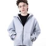 Gray Zip-up