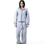 Gray Zip-up