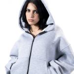 Gray Zip-up