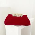 Red Saphira Clutch