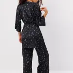 Floral Satin Robe