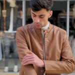 Leather jacket