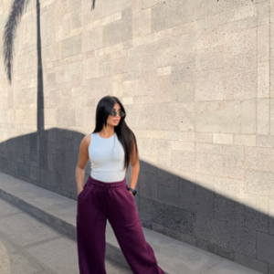 Wide-Leg Joggers