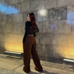 Wool-Textured Pants