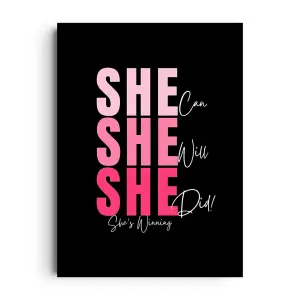 SHE CONQUER