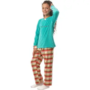 Girls Winter Pajamas Set Cozy for Ages 6-10