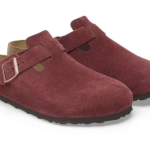 Birkenstock Boston Burgundy – Suede Leather Zinfandel