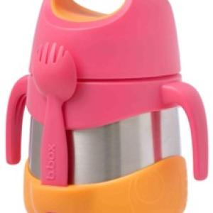 insulated food jar - strawberry shake