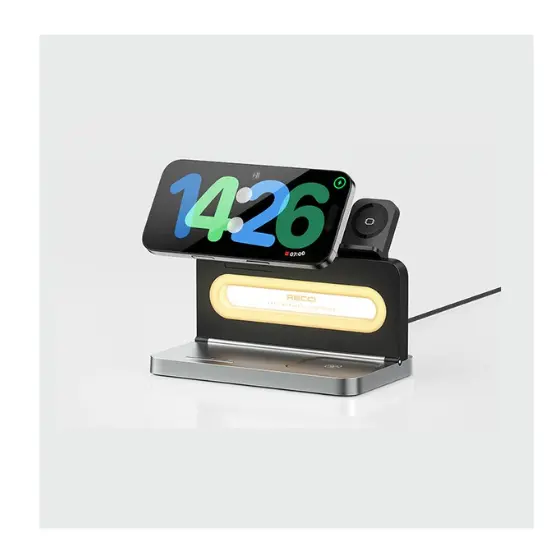 Recci 4 in 1 Wireless Charging 15W Ambient Light RCW-49