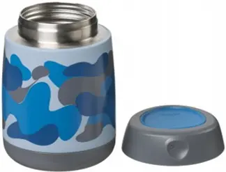 Insulated Food Jar Mini - blue camo