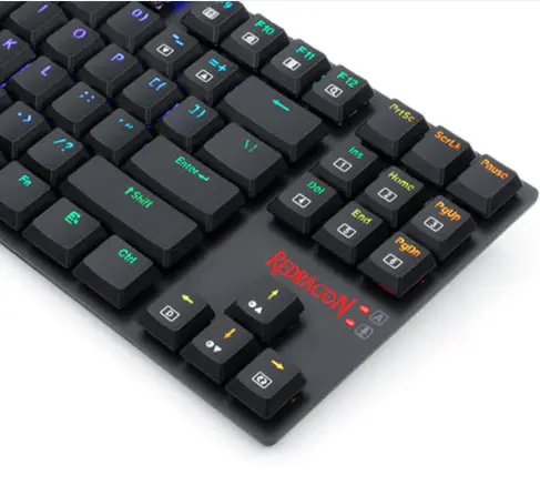 REDRAGON K607 Low Profile Mechanical Gaming Keyboard, Blue Switches