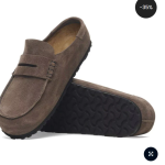 Birkenstock Naples Wrapped Concrete Gray