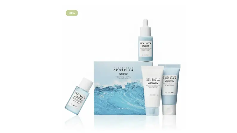 SKIN1004 Hyalu-Cica Travel Kit – مجموعة الترطيب الفائق | Yes Style