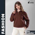 Half-zip-sweatshirt مش مجرد هودي… ده راحة طول اليوم. قطن 100% ميلتون كومباكت تقيل وثابت، ضد الوبرة والانكماش. ✔ ضمان سنة ✔ معاينة قبل الاستلام ✔ دفع عند الاستلام أو فيزا