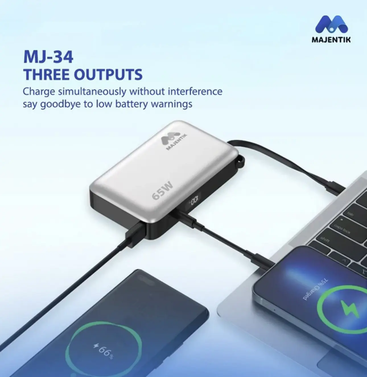 Majentik Power Bank MJ-34 10000 mAh