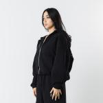 (GHOST HOOD) BLACK