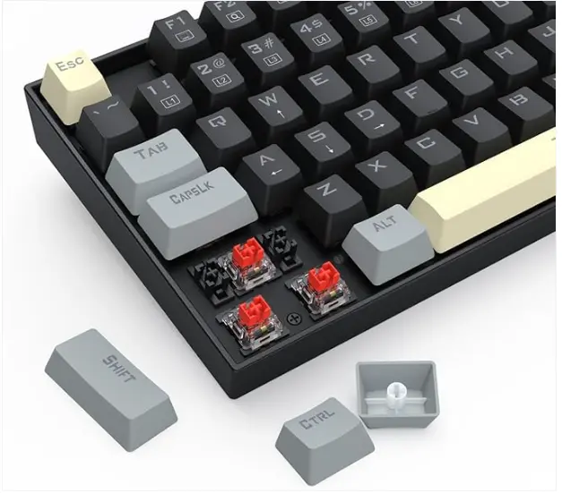 REDRAGON K552 LGY-R KUMARA Mechanical Gaming Keyboard- Red Switches Rainbow LED