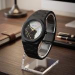 ساعة SKMEI رجالي – اسود Carbon Fiber