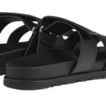 Hermes Chypre Sandal – Noir Calfskin Leather