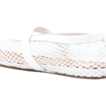 Alaïa Buckle Ballet Flats | White