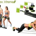 M D Stay Fit MD Abdominal Wheel Body Building Revoflex Extreme Double Wheels Pull Rope Abdominal Exercise Wheel for Abdominal Workout Gym