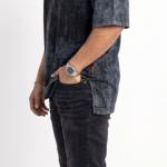 Black Oversized Interlock Fashion T-Shirt