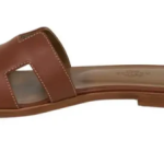 Hermes Sandal Flat Oran Gold Box Calfskin | Mightychic