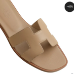 Hermes Oran Sandal Beige/Lin