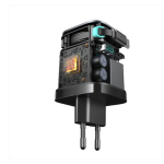 JOYROOM JR-TCL02 GaN 65W Charger with Retractable Cable