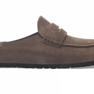 Birkenstock Naples Wrapped Concrete Gray