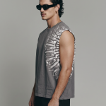 aura gray cut boxy fit