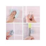Single Broom and Cleaning Tool Holder with Strong Double-Sided Adhesive - 3 Pieces (Color Randomly Picked)