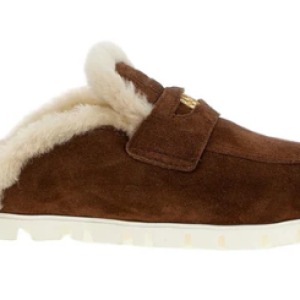 Miu Miu Suede mules - Cocoa Brown