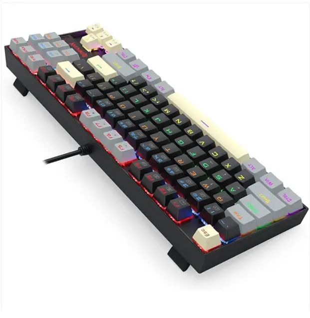 REDRAGON K552 LGY-R KUMARA Mechanical Gaming Keyboard- Red Switches Rainbow LED