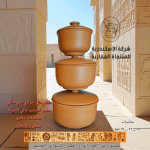 طقم حلل حراري غير مطلي