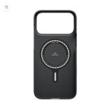iPhone 17 Pro Case, Ultra-Thin, Black/Grey Will Design, Premium Woven Protection