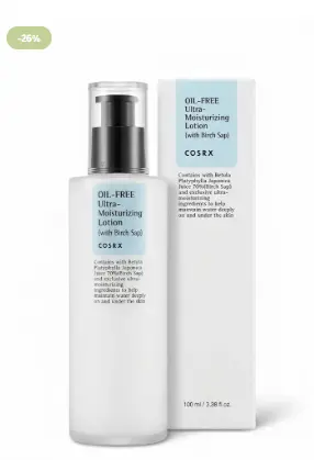 كوزركس لوشن مرطب فائق خالي من الزيوت بخلاصة صمغ الصنوبر – COSRX Oil-Free Ultra-Moisturizing Lotion with Birch Sap (100ml)