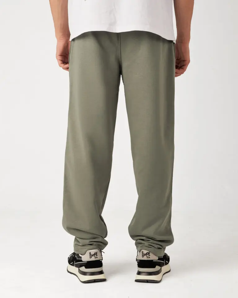 Khaki Straight Sweatpants
