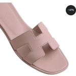 Hermes Oran Sandal Rose/Cancan