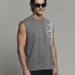 aura gray cut boxy fit