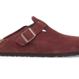 Birkenstock Boston Burgundy – Suede Leather Zinfandel