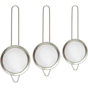 3 in 1 Stainless Steel Tea Infuser Set with Different Sizes for Mint, Green Tea or Any Herbs Rust Resistant Easy to Use and Clean